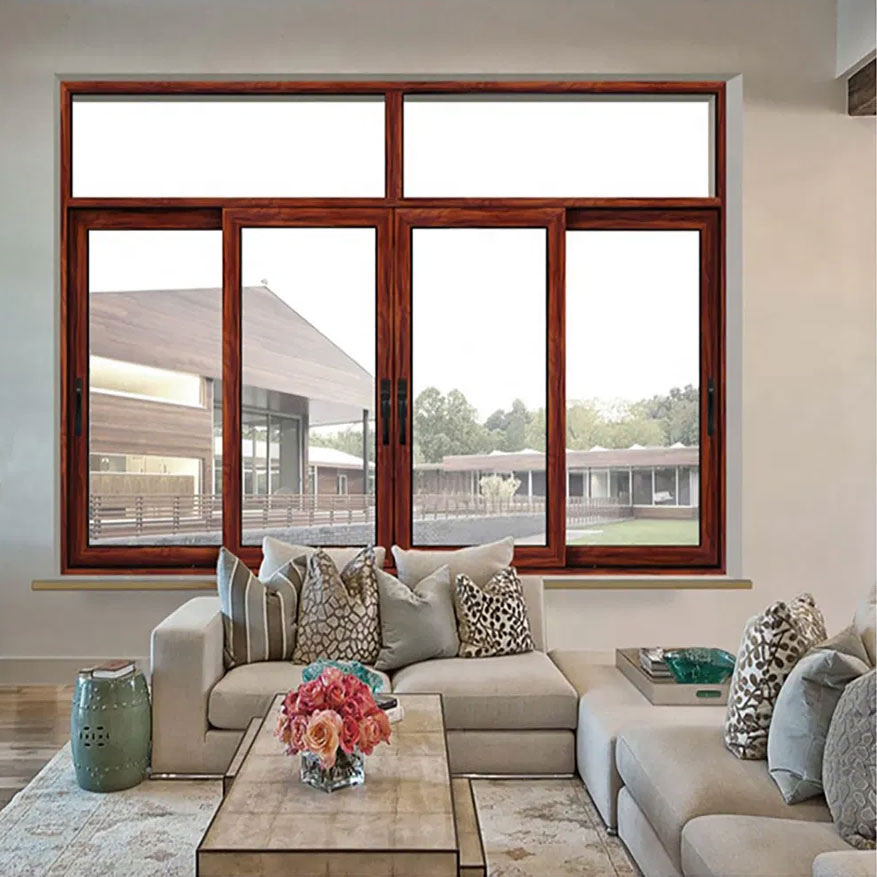Argon Filled Double Pane Thermally Broken Soundproof Modern Home Sliding Window