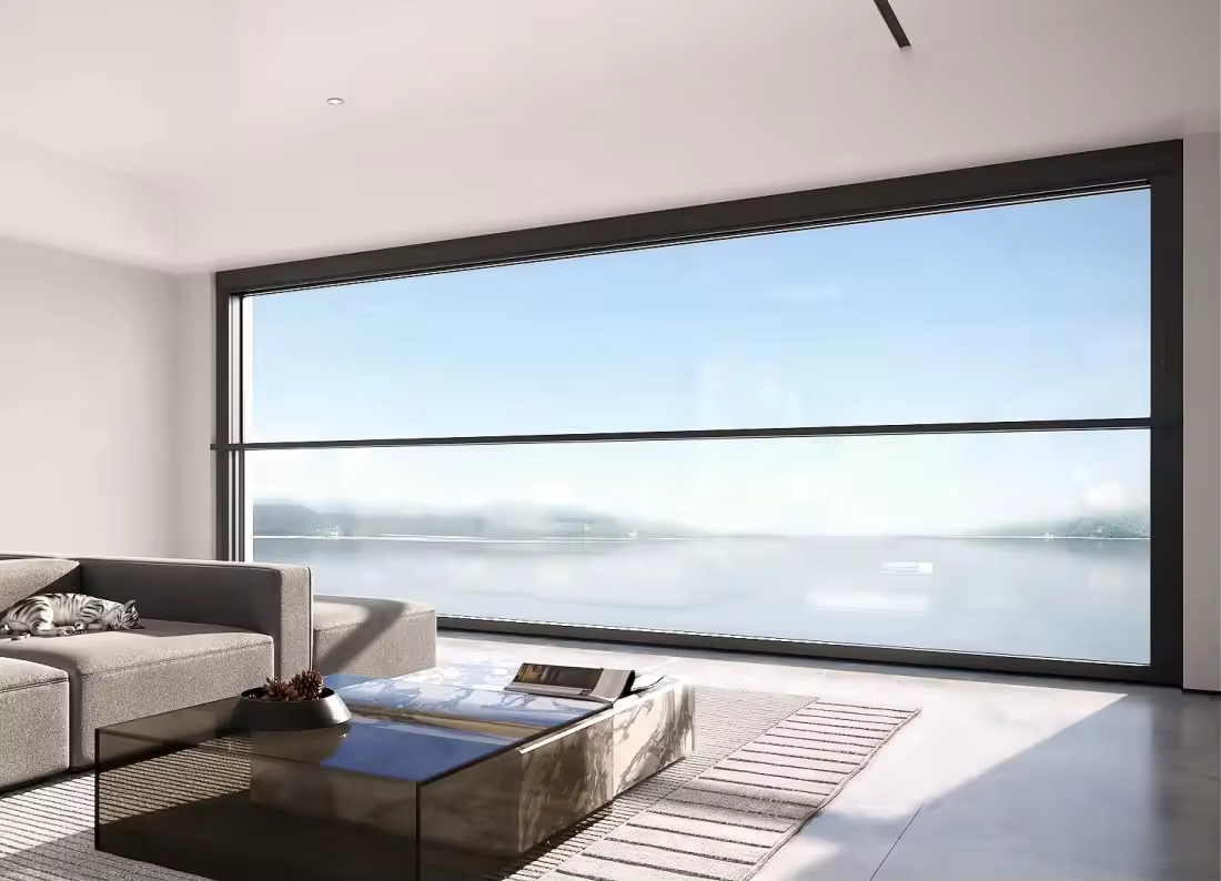 Modern Smart UPVC Sliding Window Energy Saving Soundproof for Commercial Construction Projects