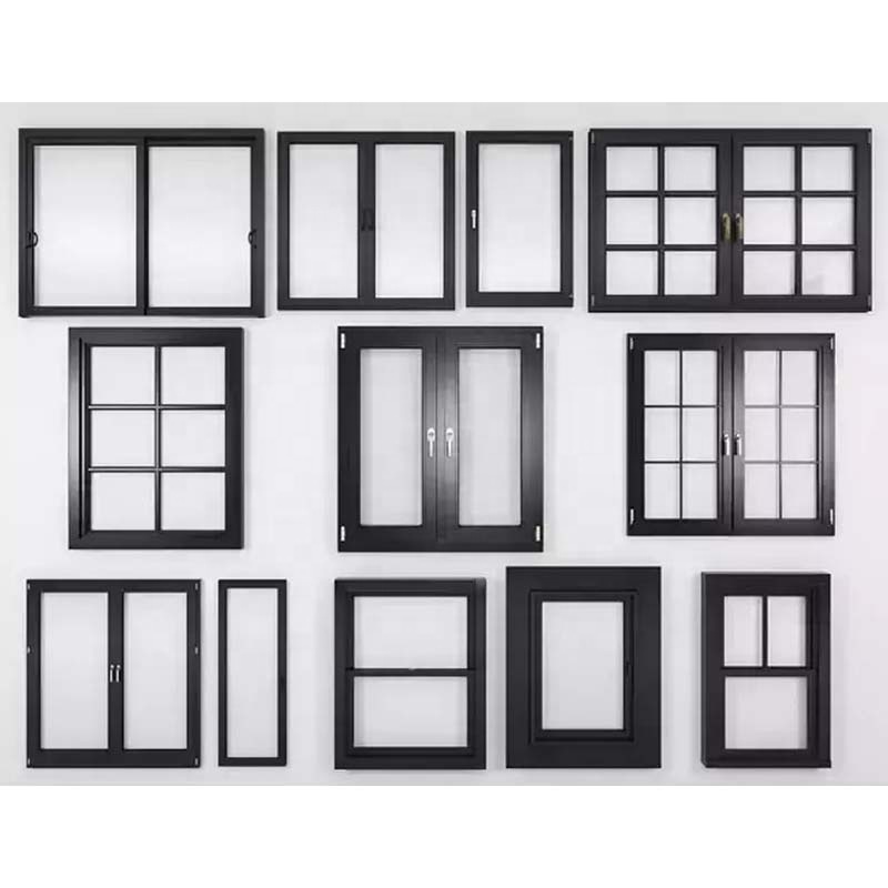 Custom Powder Coated RAL Colors Soundproof Double Glazed Aluminum French Casement Window for Villa Boutique Hotels