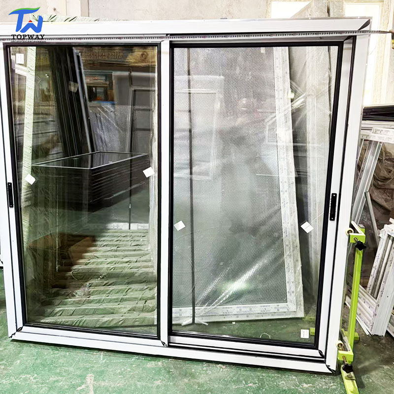 Easy Installation Cheap UPVC PVC Glass Sliding Window Simple Design Sliding Window