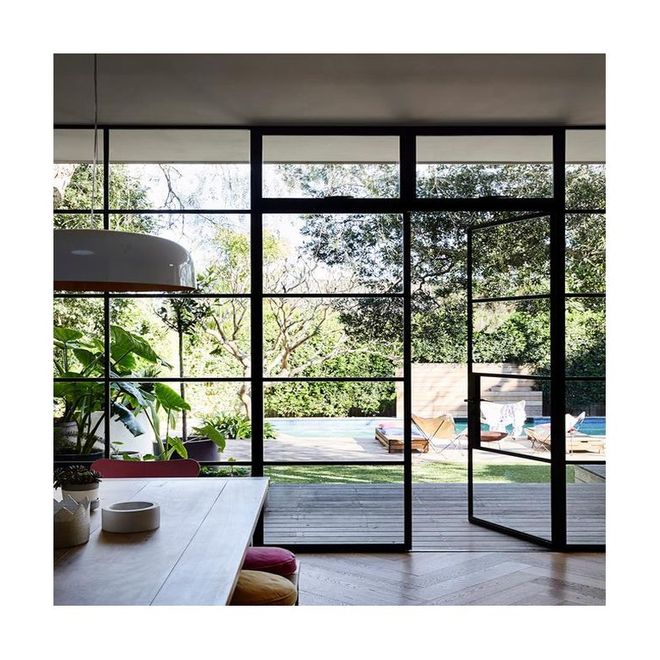 Simple Style Iron windows Grills Design House Decorative Iron Window