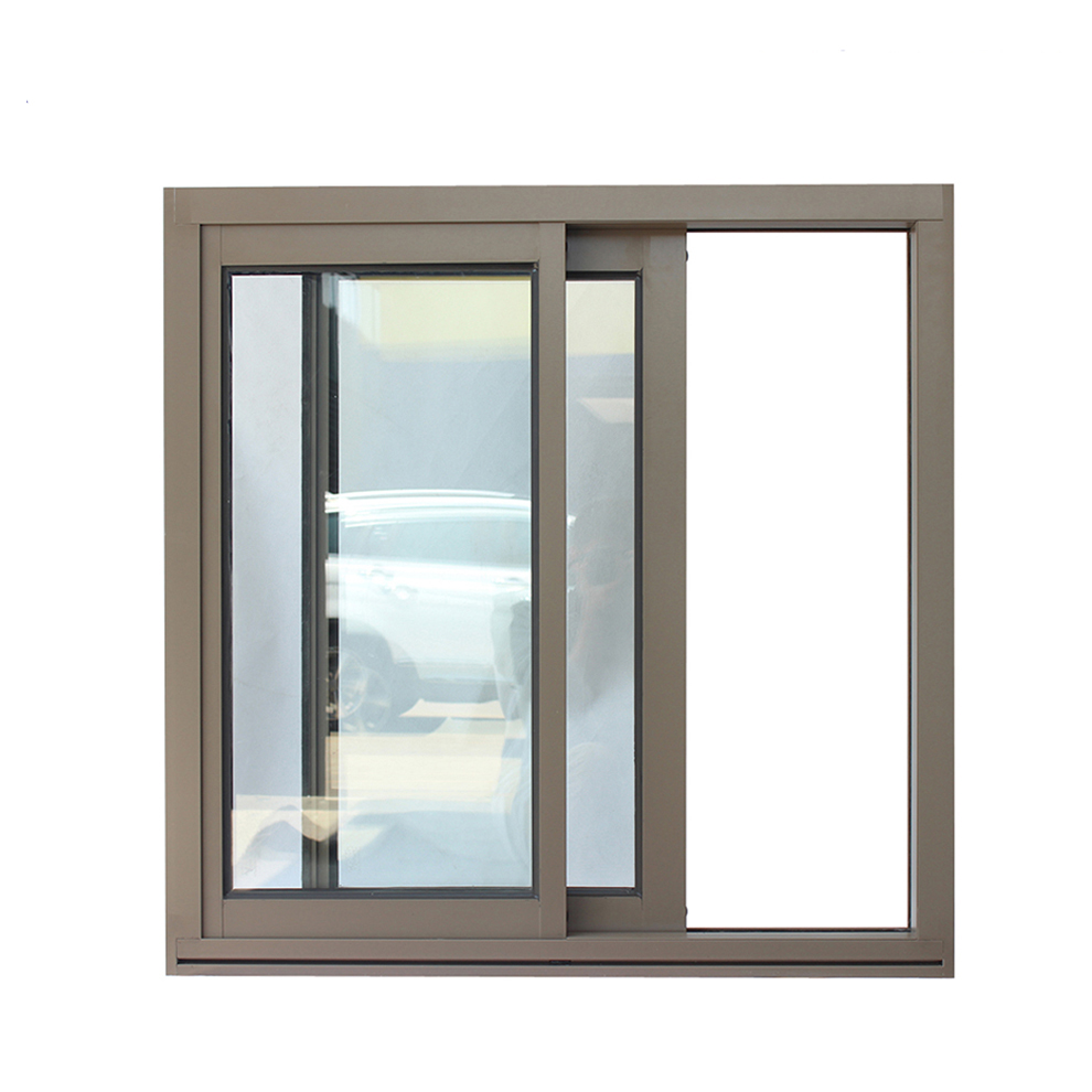 Hot Sale French Courtyard Design Waterproof Residential Double Tempered Glass Thermal Break Aluminum Sliding Windows