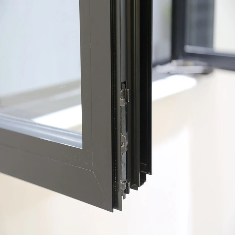 Hot Selling Double Glazing Aluminum Clad Wood Casement Window for Home