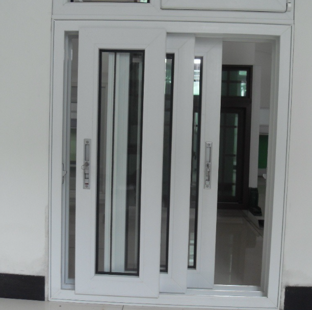 Modern Factory Supply Sliding PVC Windows Customized Size With Insulated Glass Low-E Glass