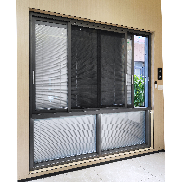 Hihaus Smart Aluminum Double Glazed Sliding windows With Motorised System
