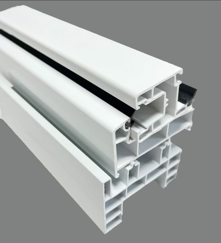 60mm Section Casement Series PVC/UPVC Windows Doors For Hospital Supermarket Bathroom Outdoor Use-Durable Building Construction