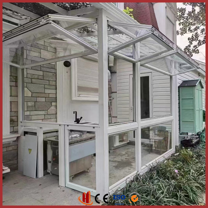 Top 10 Supplier Thermal Break Aluminum Vertical Folding Glass Windows