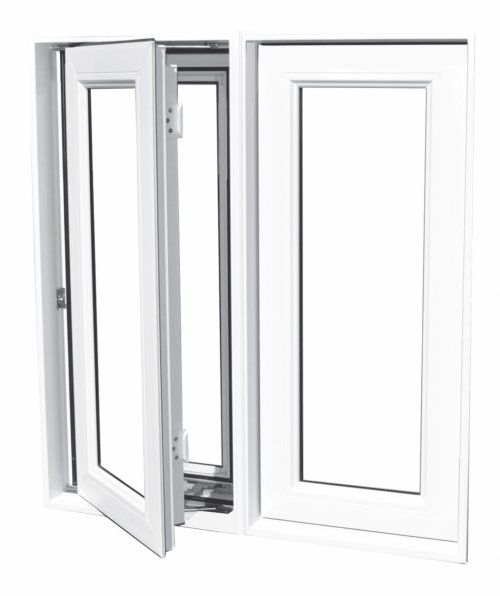WANJIA French Soundproof Pvc Window Customised Plastic Modern Plastic Windows Villa Windproof Upvc Window