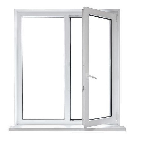 WANJIA French Soundproof Pvc Window Customised Plastic Modern Plastic Windows Villa Windproof Upvc Window