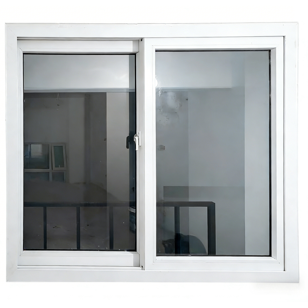 Cost Effective White UPVC Sliding Window for Mass Housing Projects Outdoor Use Kitchen Living Room Environment Friendly