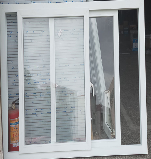 Modern Factory Supply Sliding PVC Windows Customized Size With Insulated Glass Low-E Glass