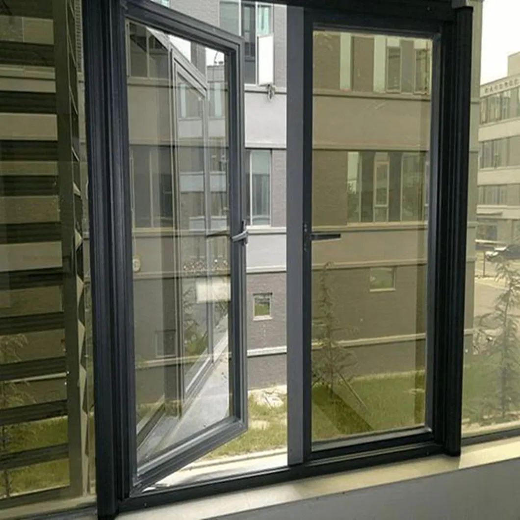 Furniture Aluminium Frame Outside Opening Casement Window for Bedroom