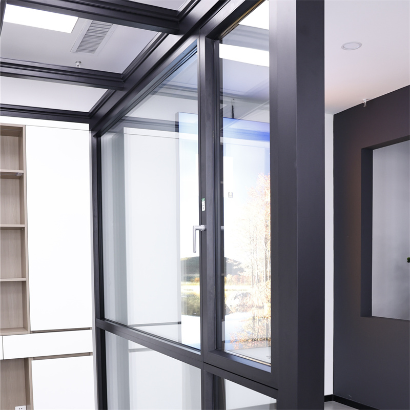 Kspc75 Modern Customized Double Glazed Thermal Break Aluminium Casement Window for House