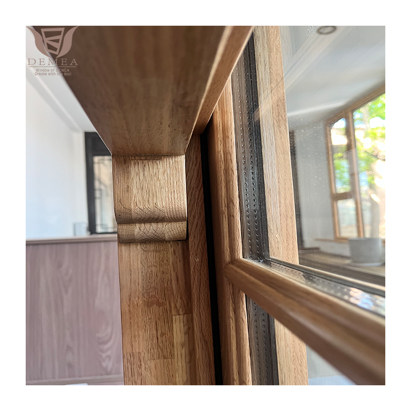 DEMEA Factory Direct Sales American Style Wood Single Hung Windows Capable of Hovering at Any Angle Single Hung windows