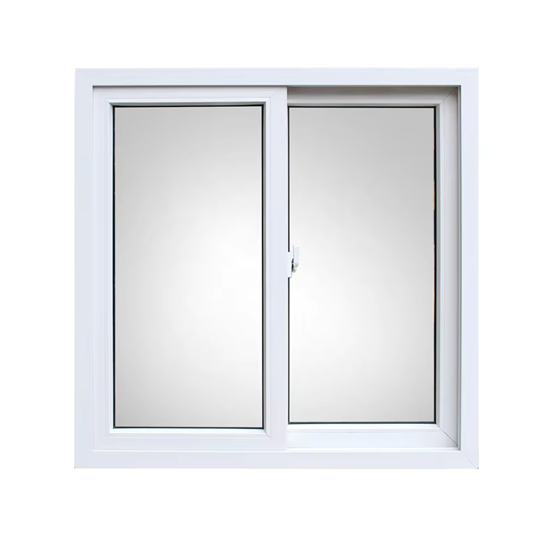 Good Airtightness UPVC Frame Three Tracks Glass Window Double Glass Upvc Sliding Window for Sale