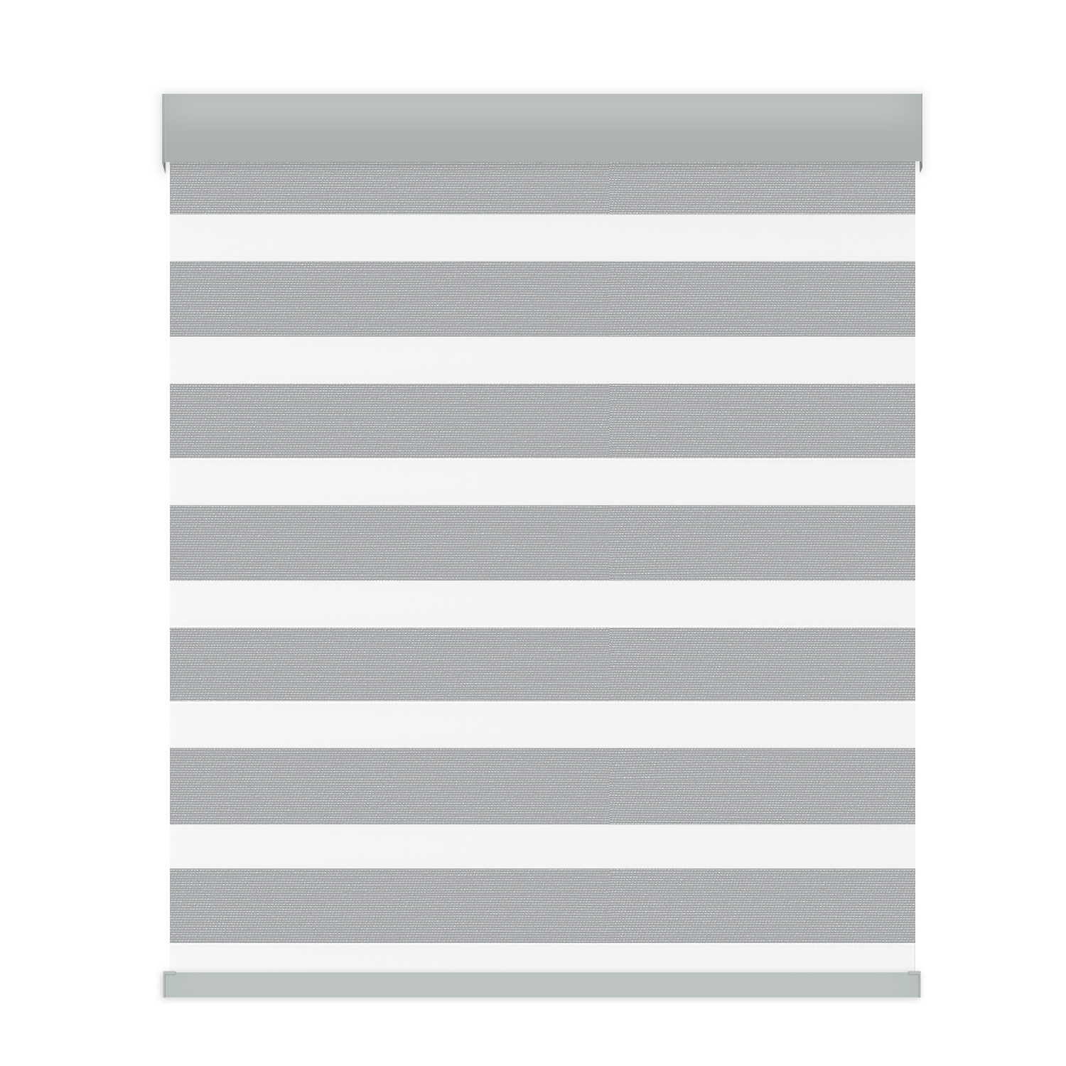 Factories Wholesalers Window Curtains Electric Built-In Horizontal Zebra Fabric UV Resistance Semi-Blackout Shade Blind