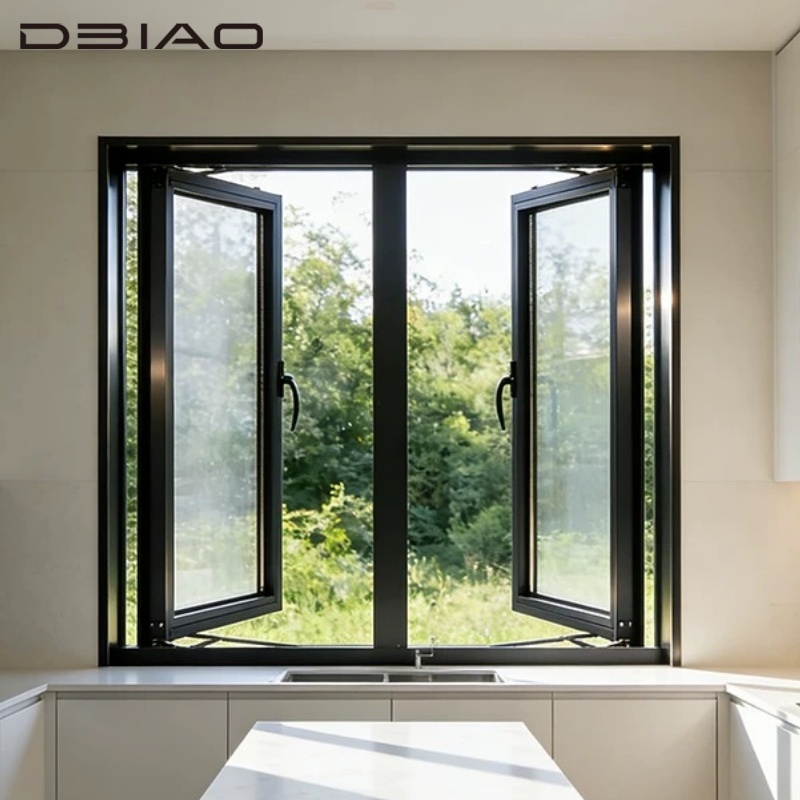 Customized Aluminum Fixed and Casement Window Combination Design for Large Panoramic View and Light