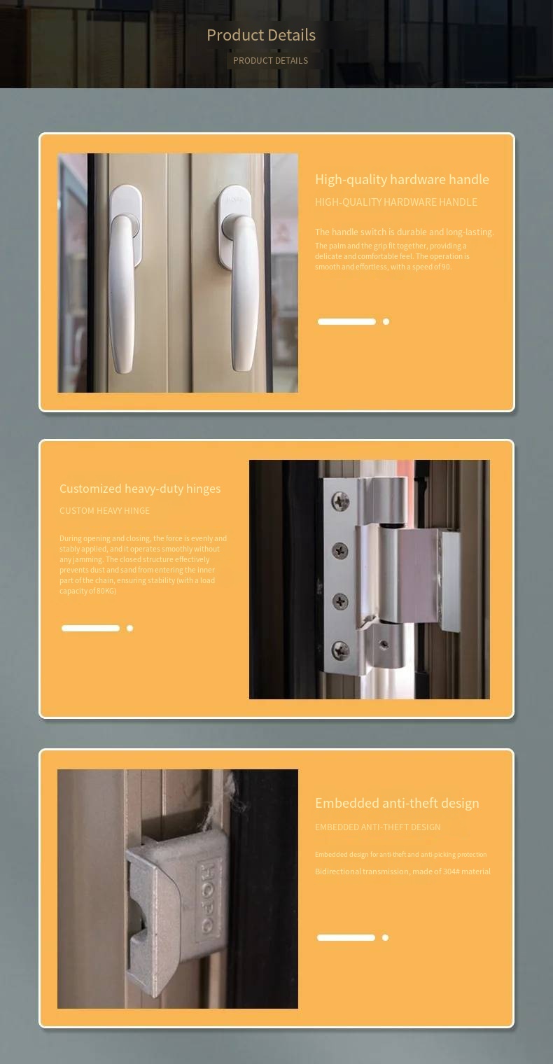 Aluminum Tilt and Turn Windows
