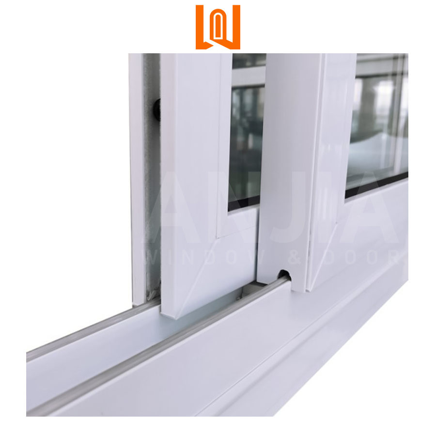 Modern Design Secure PVC Sliding Windows House Enhanced Safety UPVC Sliding Balcony Window