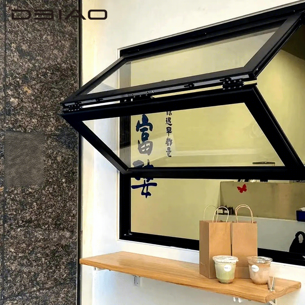 Contemporary Vertical Sliding Folding Glass Window Aluminum Bifold Window for Residential Commercial