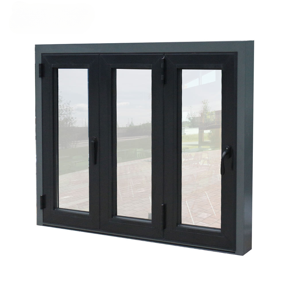 Aluminum Sliding Windows Aluminium Bifold Windows Double Glazed Glass Aluminum Balcony Folding Window With Inside Grill