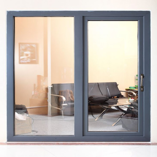 2025 Modern Design Triple Glazed Glass Windows Aluminum Alloy Double Wall Glass Frame With Sliding Window Screen
