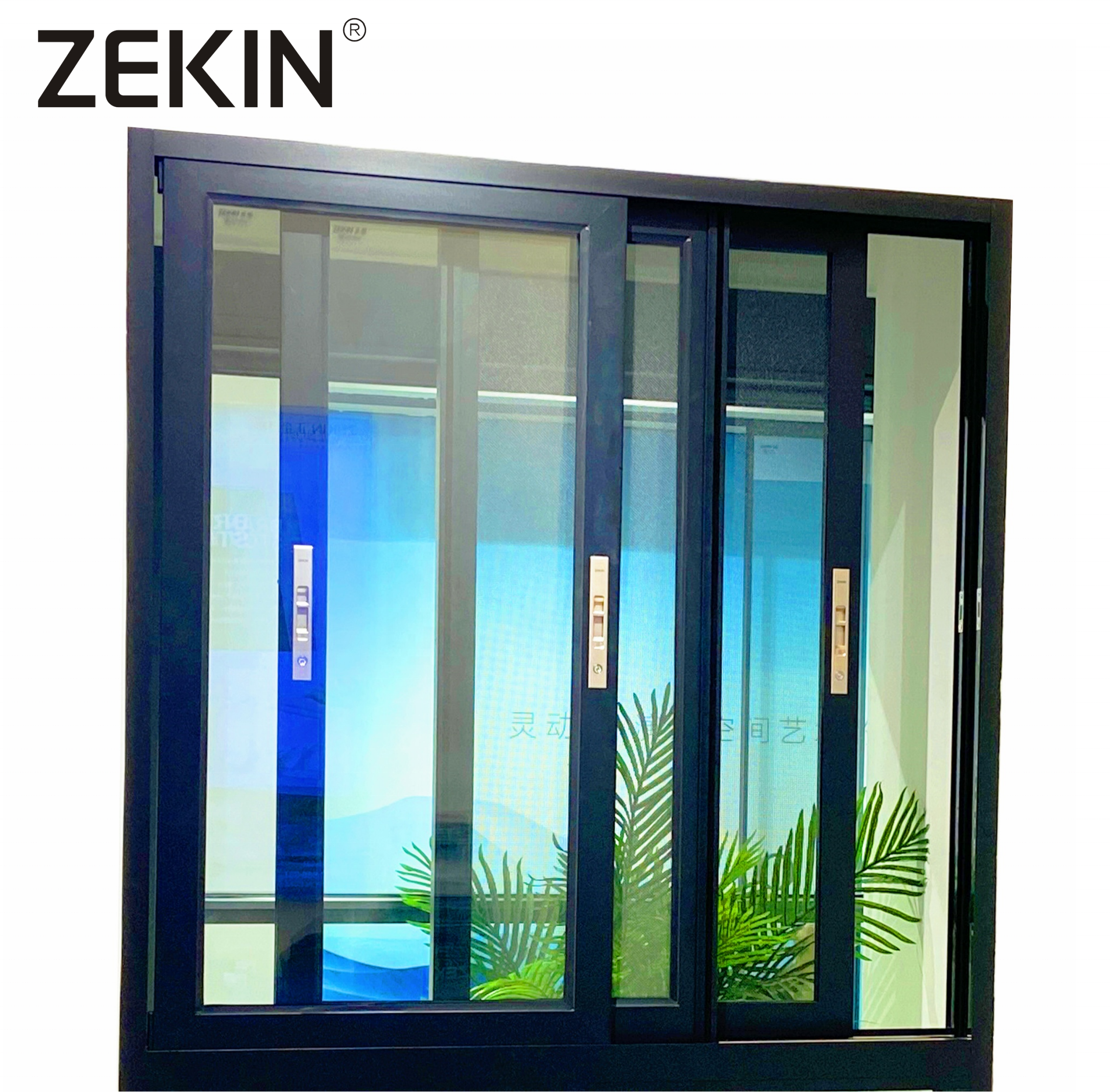 Glass Sliding Window Waterproof Residential Window Double Tempered Glass Thermal Break Aluminum Sliding System Windows