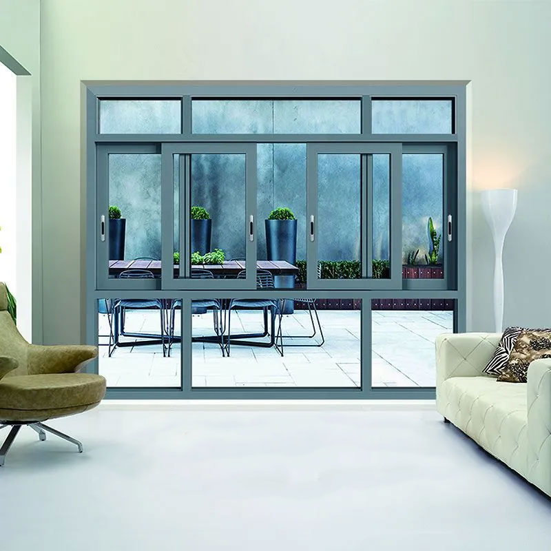 Argon Filled Double Pane Thermally Broken Soundproof Modern Home Sliding Window