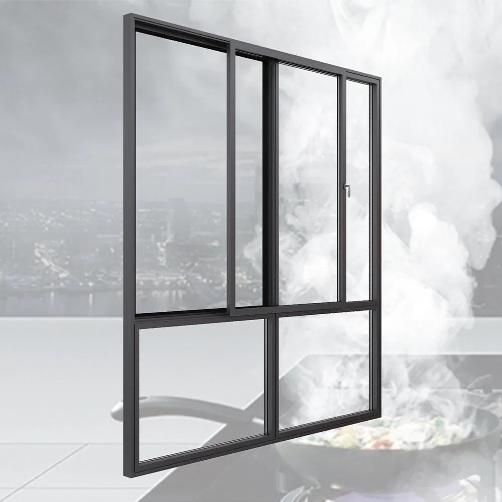 High-End Aluminum Casement Window for Boutique Showroom