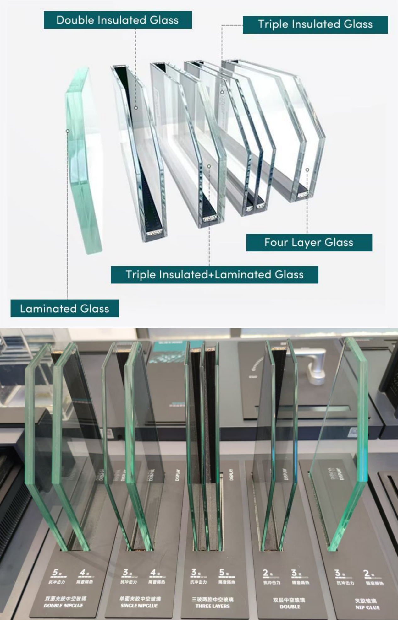 Customized Aluminum Double Tempered Glass Sliding Door NFRC AS2047 Balcony Courtyard Avoid Hurricane Impact Sliding Door
