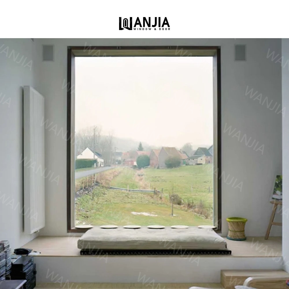 Luxury Residential Home Soundproof Panoramic Window View Fixed Window Double Glass Fixed Picture Aluminum Window