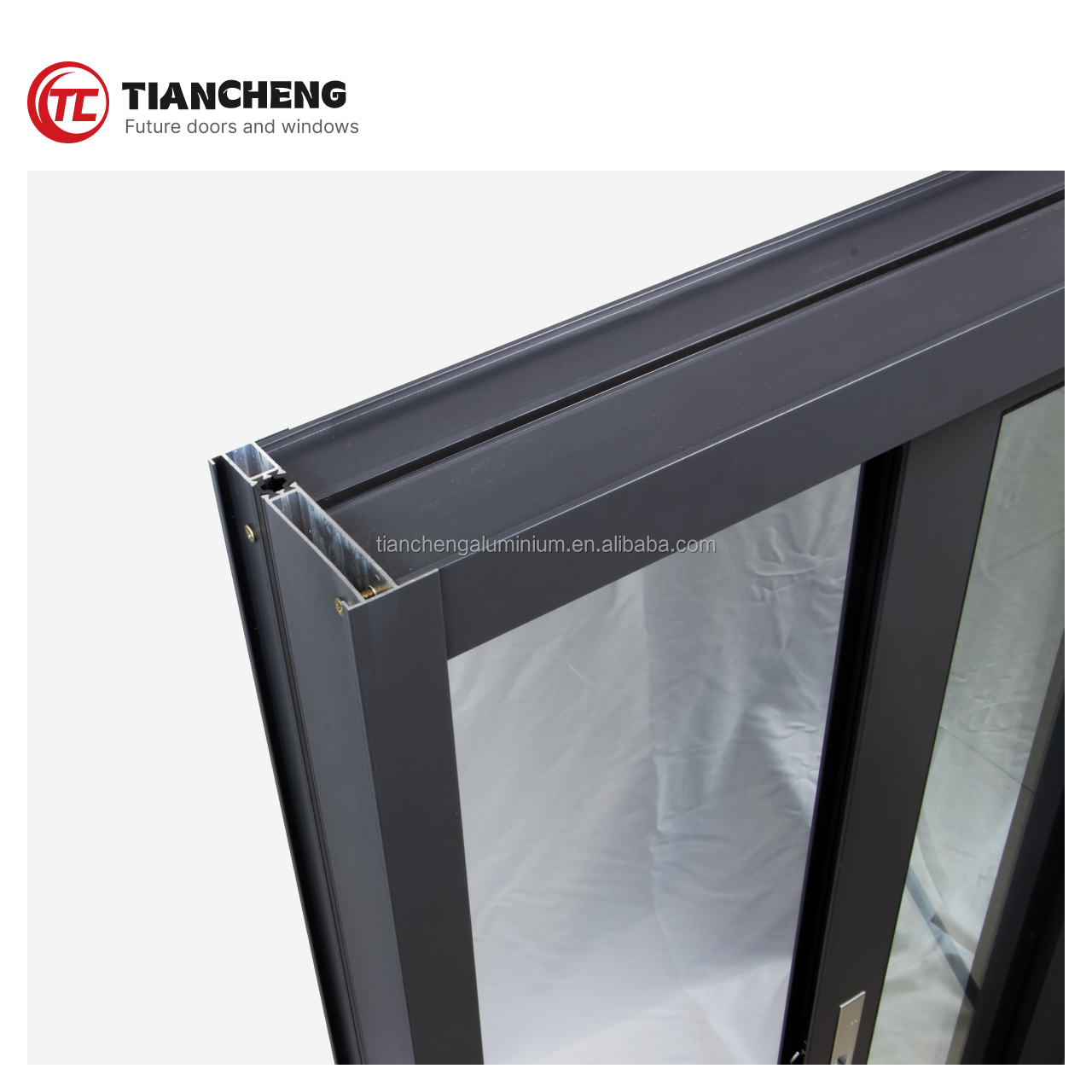 Household Double - Glazed Sliding Aluminum Windows for Ordinary Dwellings