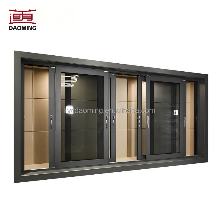 Modern Aluminum Alloy Broken Bridge windows Fixed windows Tempered Glass Casement Windows for Home