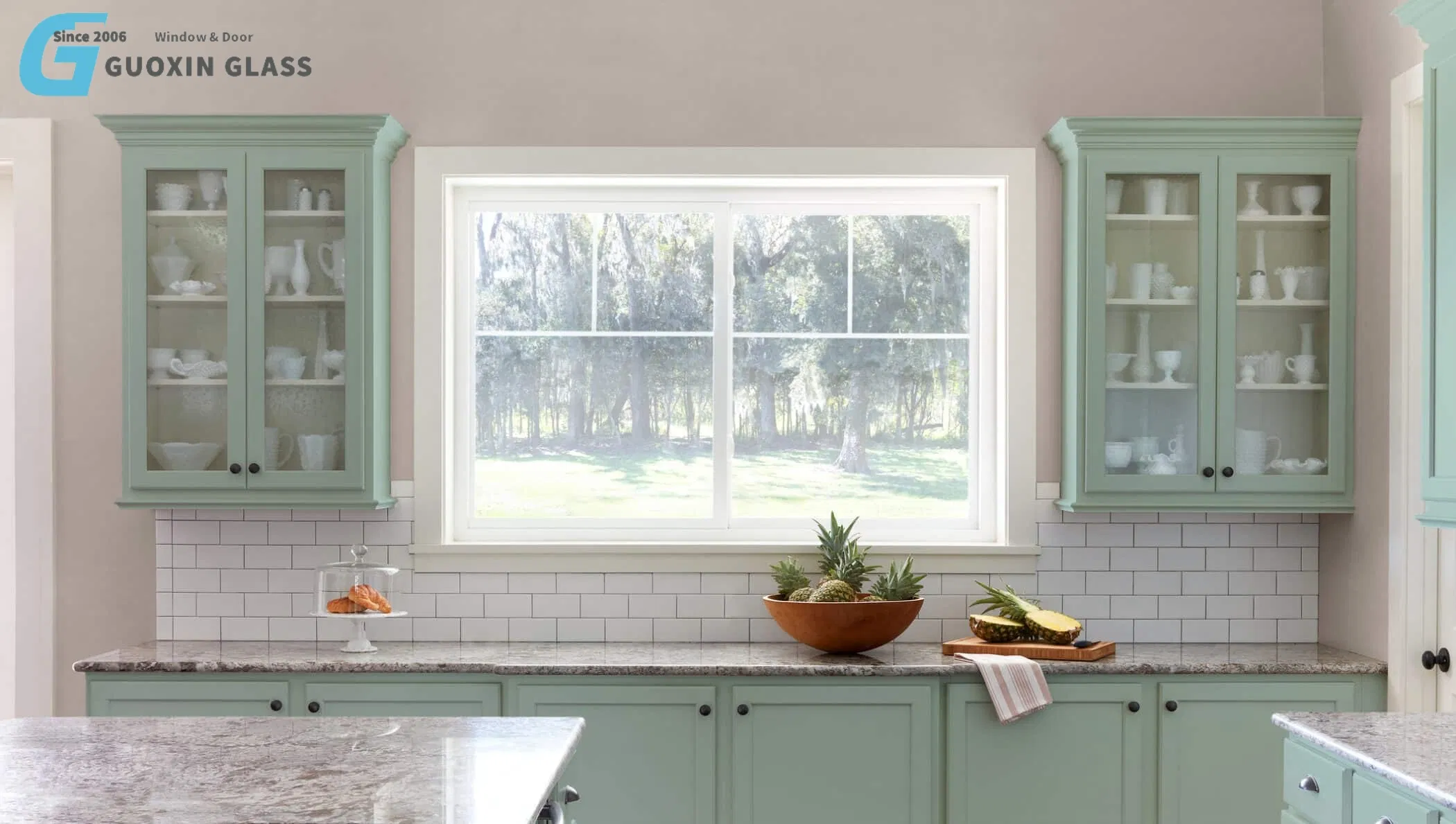 Hot Sale Thermal Break Aluminum Tempered Glass Sliding Casement Resident House Windows Noise Heat Insulating