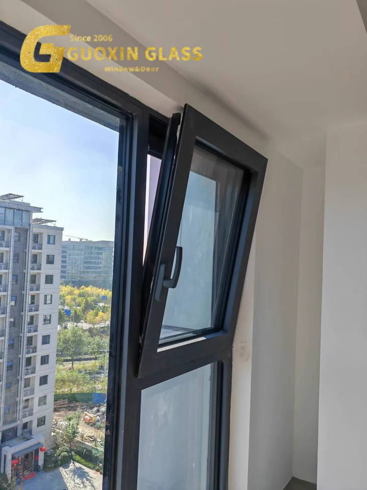 Modern Fire-Resistant Aluminium Tilt Turn Windows for Safety
