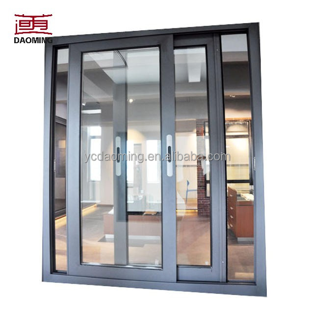 Upper and Lower Lifting Windows Double Glass Smart Windows Automatic Thermal Break Glass Aluminium Sliding Window