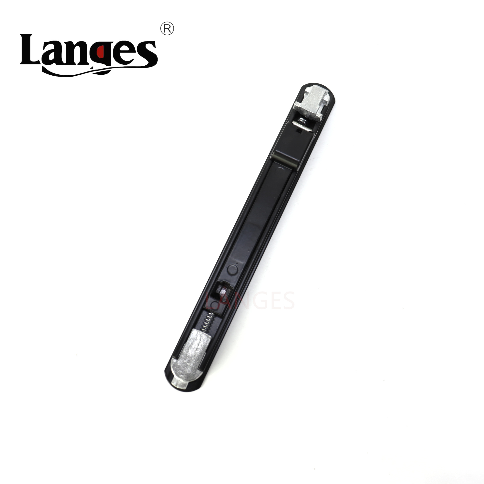 Kitchen Balcony Sliding Door Automatic Flush Lock Aluminum Window Single Side Black White