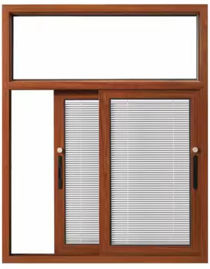 Custom Modern Black Aluminum Frame Sliding Window Double Glazed Glass Stainless Steel Screen Durable Custom Window Design
