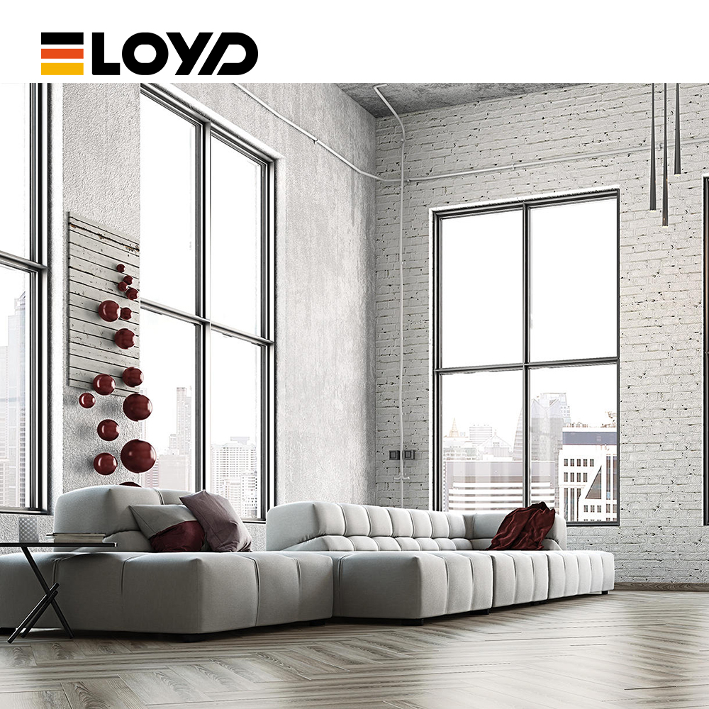 Eloyd California Case Triple Glazed Windows Big Picture Black Panoramic Window Floor Ceiling Fixed Window Exterior Bathroom