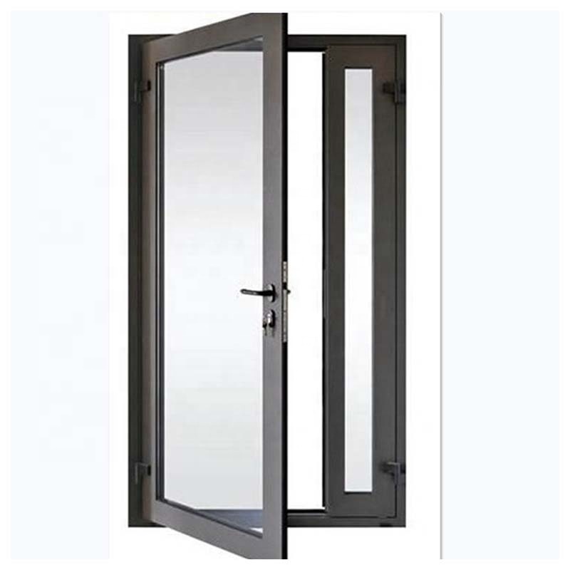 SJUMBO Modern House French Picture Design Triple Glaze Burglar Proof Hurricane Proof Black Aluminum Casement Window