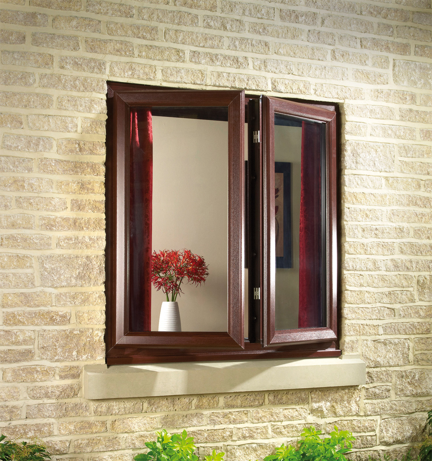 Customized Modern Design Aluminium Casement Window Thermal Break Stormproof Soundproof Swing Storm Windows Adjustable Impact