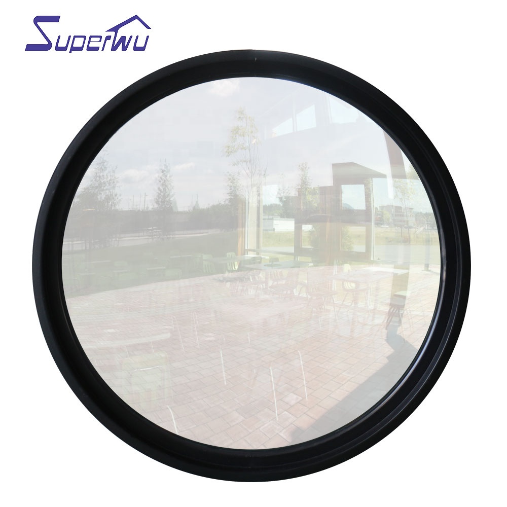 Impact Resistance Hurricane Proof Arch Fixed Round Window