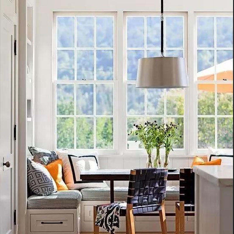 Hot Sell Energy Efficient Vinyl windows Standard Sizes Upvc Single Hung Window