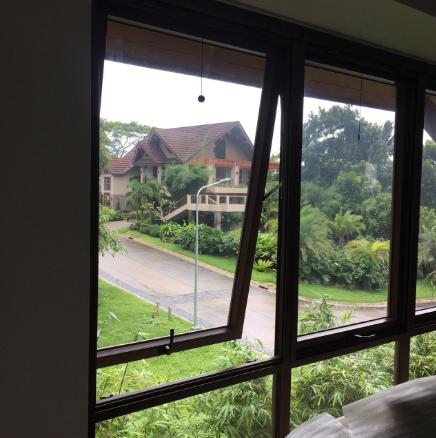 Beigeman Hurricane Impact Customizable Fly Screen Mosquito Net Pane Grills Aluminum Glass Vertical Top Hung Awning Windows