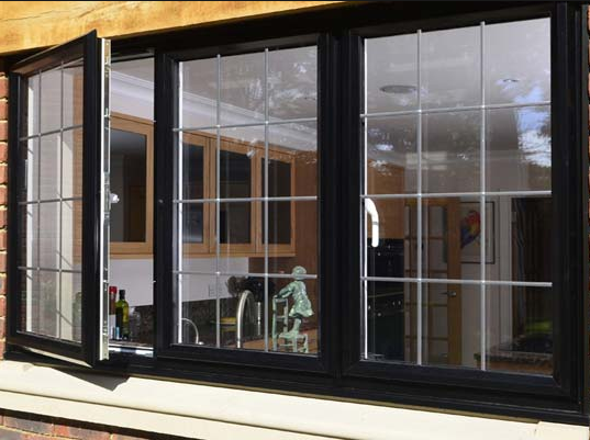 Modern Fashion Design Casement Window with Top Fixed Panel High Performance Hot Sell Cheap Aluminum Casement Window Drawing