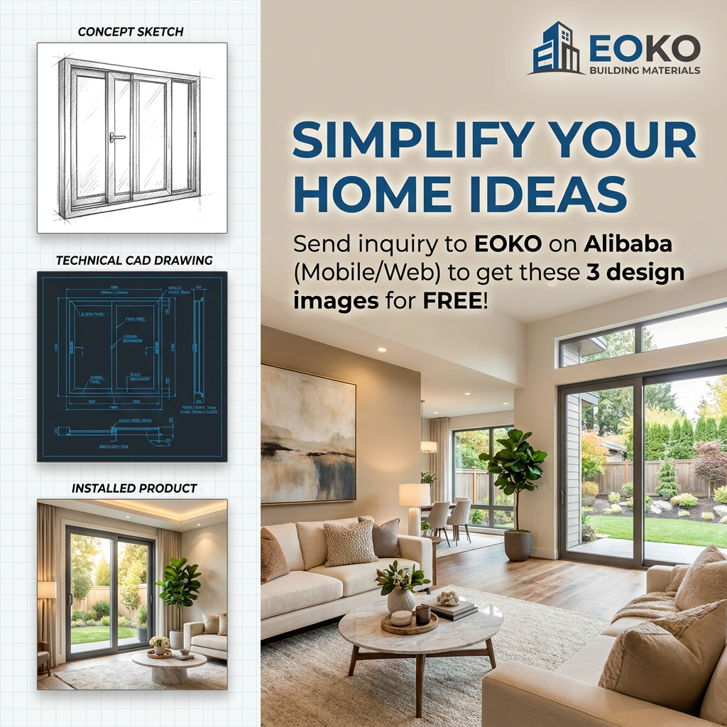 EOKO Factory Direct Hurricane Impact Australian Standard Thermal Break Sliding Window Architects Builders