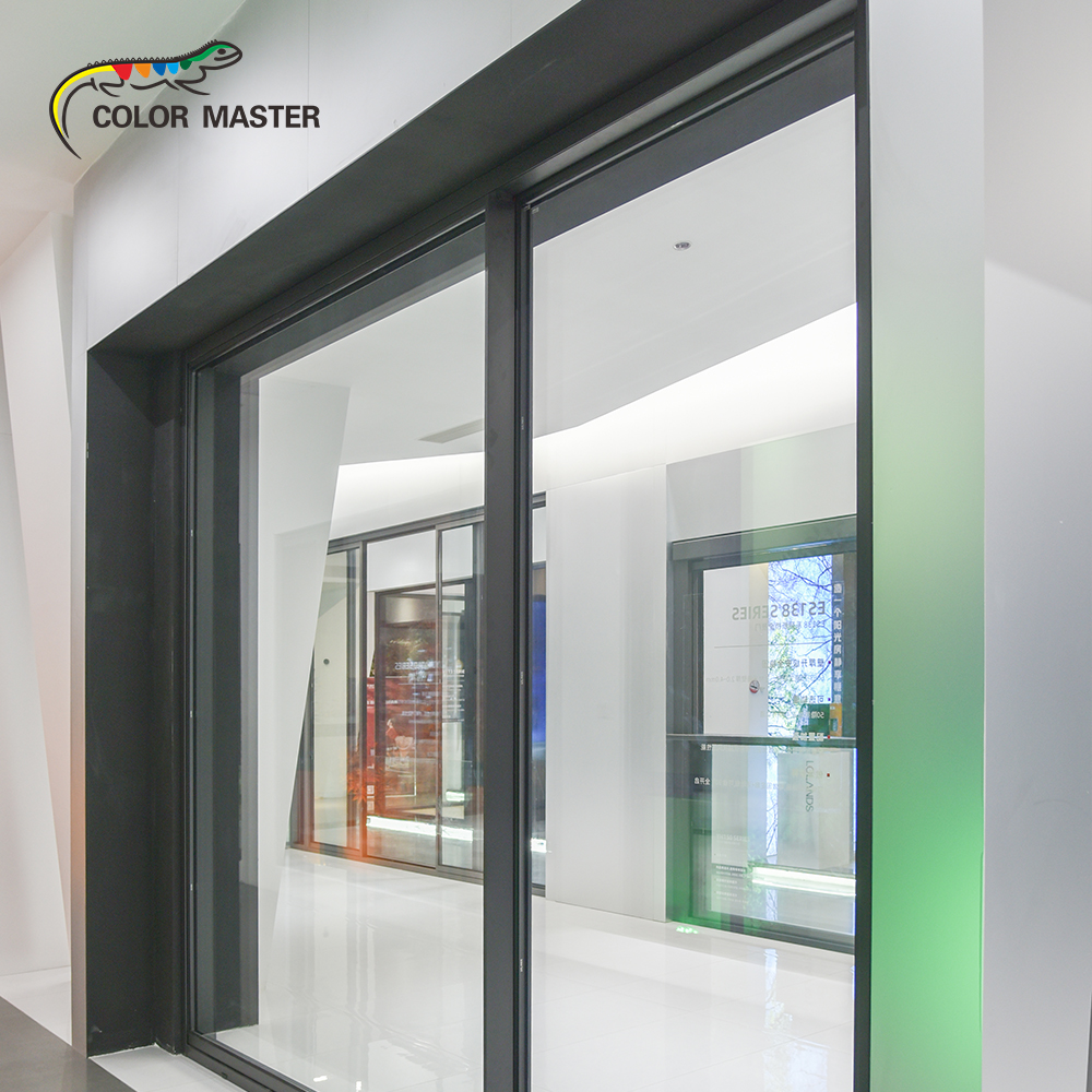 Modern Aluminum Horizontal Sliding Panoramic Window System Double Glazed for Commercial Office Villa Kitchen Living Room