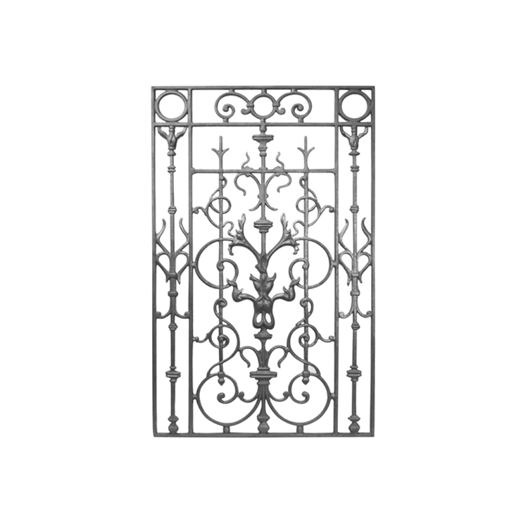 China Factory Custom Latest Anti Theft Metal windows Design House Villa Exterior Burglar Proof Wrought Iron Window with Grill