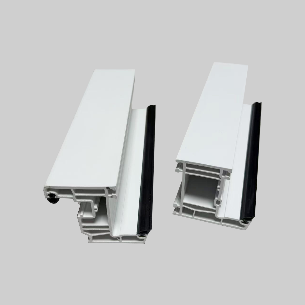 Sleek Modern UPVC Plastic Casement And Sliding Windows &amp; Doors Profile For Exterior Hospital Use
