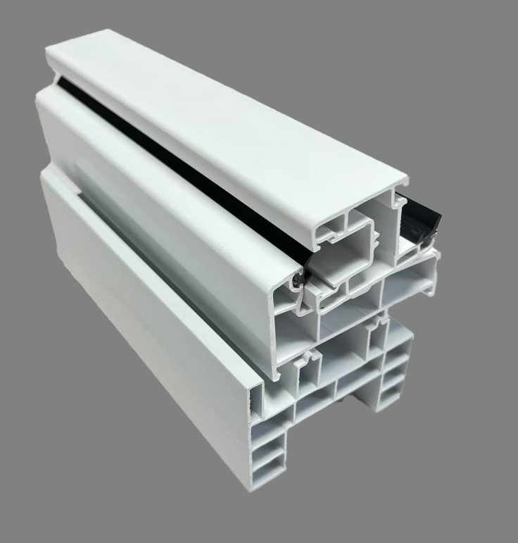 60mm Section Casement Series PVC/UPVC Windows Doors For Hospital Supermarket Bathroom Outdoor Use-Durable Building Construction